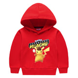 Children Pokemon Pikachu Hoodie Girls Children Fleece Lined