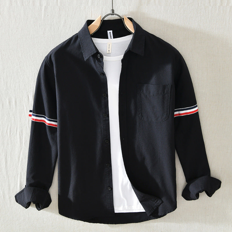 White Work Shirts Men's Casual Long-Sleeved Shirt