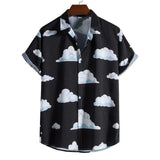 Men Beach T Shirts Men's Short Sleeve Shirt