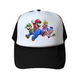 Mario Hat Summer Mesh Cap Men's and Women's Sun Hats Sun Protection Hat Travel Cap
