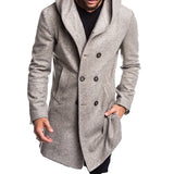 Blade Runner Jacket Men's Hooded Woolen Coat Overcoat Jacket