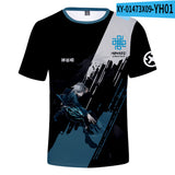 Baggy Baseball Jersey Summer Trendy 3d Digital Short Sleeve