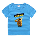 Children Pokemon Pikachu T Shirt Cotton T-shirt Casual Sports