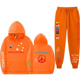 Travis Scott Astroworld Hoodie & Pant 2 Piece Set Fashion Men and Women