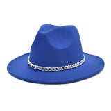 Mens Kentucky Derby Hats Spring and Autumn Men's Outdoor Fedora Hat Panama Felt Hat