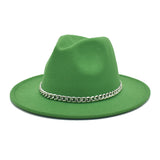 Mens Kentucky Derby Hats Spring and Autumn Men's Outdoor Fedora Hat Panama Felt Hat