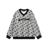 Preppy Aesthetic Sweatshirt Sweater Top Autumn New Stream Men's Long Sleeve