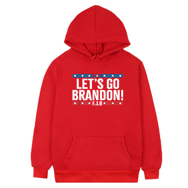 Let'S Go Brandon Hoodie Letter Sweater Men'S And Women'S Long Sleeves Hooded Sweater