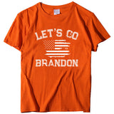 Let's Go Brandon T Shirt Letter Print Short-Sleeve T-shirt for Women
