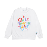 Preppy Aesthetic Sweatshirt Men's Clothing Autumn Printed Loose Sweatshirt Men's