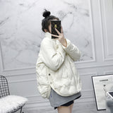 Women Winter Coats Puffer Jacket Down Coat Fall/Winter Down Jacket Female Short Winter Coat White Duck Down