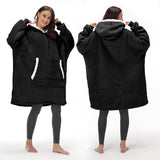 Hoodies Blankets Zipper Hooded Lazy Blanket Men and Women Can Wear Home Casual Plush Sweater