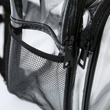 Clear Backpack PVC Transparent Jelly Backpack Travel Storage Bag