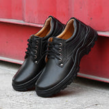 Men's Boots Men's Casual Leather Shoes Autumn and Winter Sneakers
