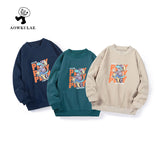 Children Boy Hoodie Fall/Winter Children's Fleece-Lined Sweater