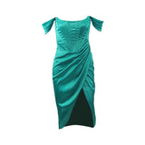Hot Women In Tight Dresses Women'S Strapless Dress Dress Fishbone Skirt