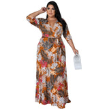 Nina Parker plus Size Dresses Floral Dress Sexy Beach