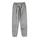 Kanye West Sunday Service Pant Fog Season 8 Flocking Ankle Banded Drawstring Fleece Lined