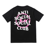 Anti Social Club T Shirt Summer Print Men's Short Sleeve T-shirt