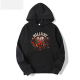 Stranger Things Hellfire Club Hoodie Printed Hooded Sweater