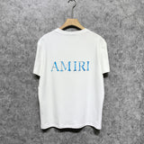 Amiri T Shirt Printed Casual Hip Hop round Neck Short Sleeve T-shirt