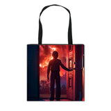 Stranger Things Hellfire Club Handbag Capacity Eco-friendly Shopping