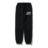 Kanye West Sunday Service Pant Autumn and Winter Ask Ankle-Tied Trousers Fog Fleece-Lined
