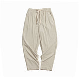 Mens Corduroy Pants Fall Winter Men Trousers Japanese Solid Color Four-Color Casual Pants