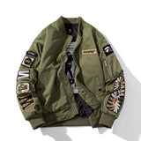 Ape Varsity Jacket Embroidered Air Force Pilot Jacket Men's Spring and Autumn