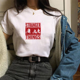 Stranger Things T Shirt Stranger Things Polyester Printed T-shirt Summer Loose Casual Women