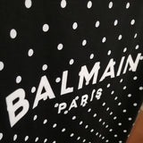 T Shirt Balmain Balmain Women's Summer Printed Flocking Letter T-shirt