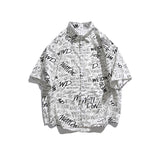 Men T Shitrs Summer Men's Printed Short-Sleeved Shirt