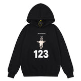 Rrr123 Hoodie Son of God Print Fleece Pullover