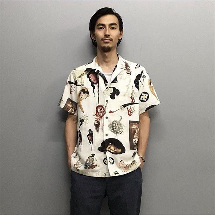 Men Beach T Shirts Short Sleeve Shirt