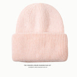 Toboggan Hat Autumn and Winter Knitted Hat Thermal Head Cover Ear Protection