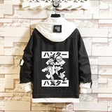Comic Denim Jacket Men's and Women's Fashion Fall Winter Coat Top Clothes