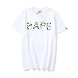 WGM Closing Shark Letter Print Short-Sleeve T-shirt Men and Women