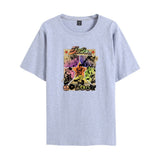 Jojo's Bizarre Adventure Clothing Anime Print Short Sleeve T-shirt
