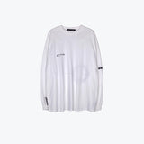 Mens Fall Outfits Dark Depressed Yabi Style Anime Portrait Printing Long Sleeve T-shirt Men and Women Loose