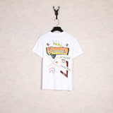 WGM Closing Shark Graffiti Crown Printing Youth Men's and Women's Short-Sleeved T-shirt