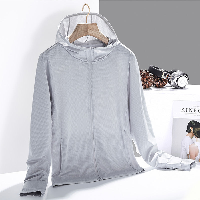 Sun Resistant Clothes UV-Proof Jacket Male Ice Silk Sun-Protective Clothing