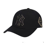 La 9fifty Hats Golden Edge Men's and Women's Hard Top NY Hip Hop Fashion