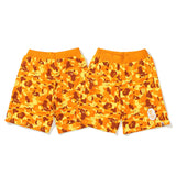 Shark Print Shorts Summer Shorts Men and Women Casual Loose Couple Camouflage Pants Women