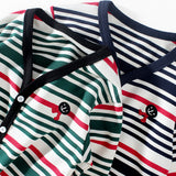 Children Boy Hoodie Spring and Autumn Children's Clothing Long Sleeve Boy Coat Striped
