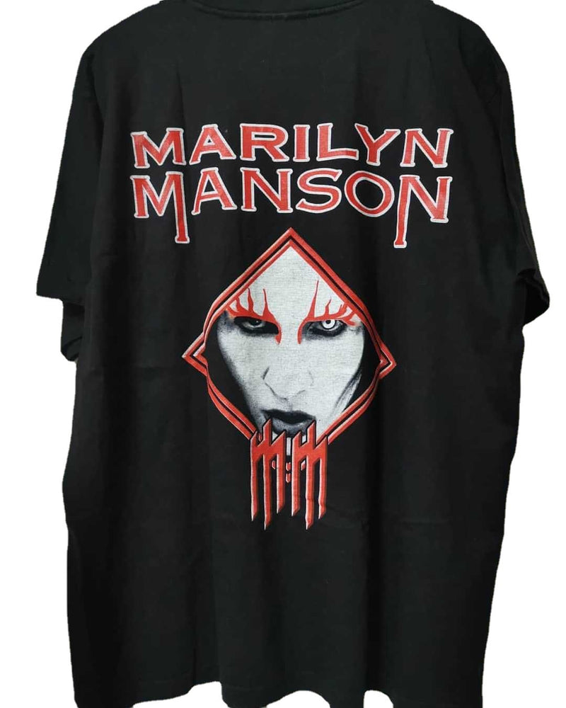 Marilyn Manson T Shirt Heavy Vintage Short Sleeve T-shirt Oversize
