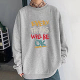 Men Sweatshirts Sweater Men's Spring and Autumn Pullover Leisure Cotton Long Sleeve
