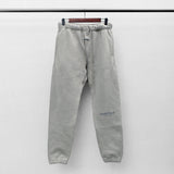 Fog Fear of God Essentials Pant Double Line Letter Reflective Trousers Fleece-Lined High Street Sweatpants