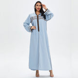 Muslim Women Stylish Kashibo Abaya Muslim Ladies Long Gown Islamic Clothing Jilbab Jalabiya Fashion Dress