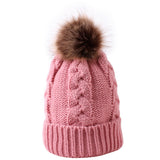 Women Winter Hats Winter Women's Wool Hat Acrylic Trim Warm Knitted Hat
