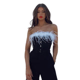 Music Festivals Rave Outfits Girls Tops Women's Fashion Slim-Fit Tank Top